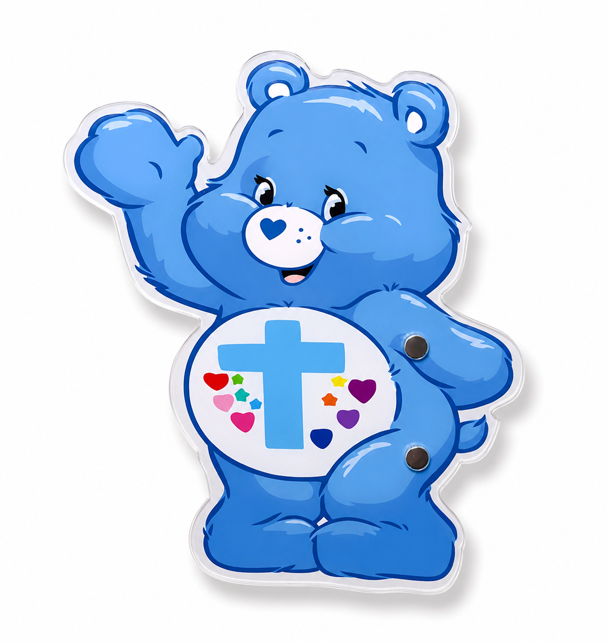 Navy Blue Care Bear Lash Tile