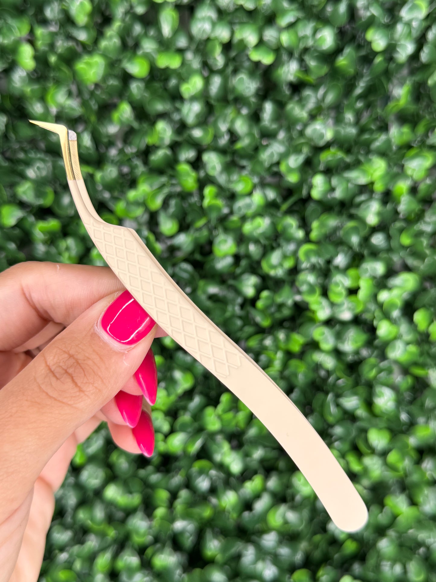 Beige Fiber Tweezer