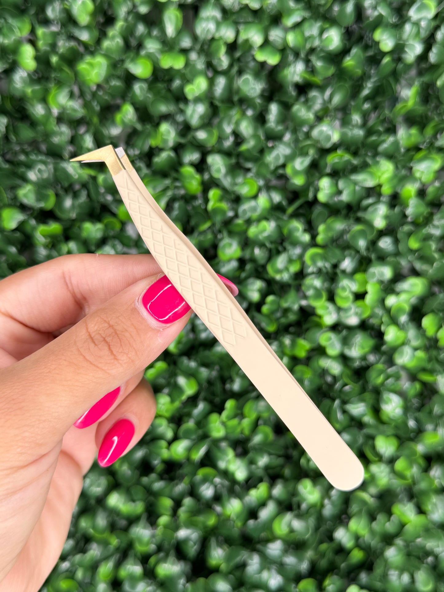 Beige Fiber Tweezer