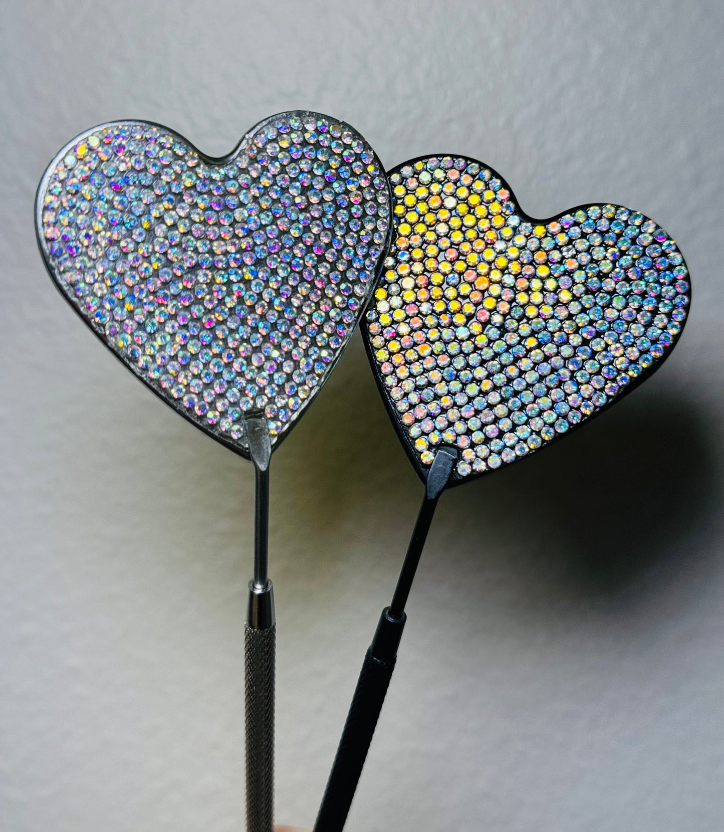 Heart Rhinestone Dental Mirror
