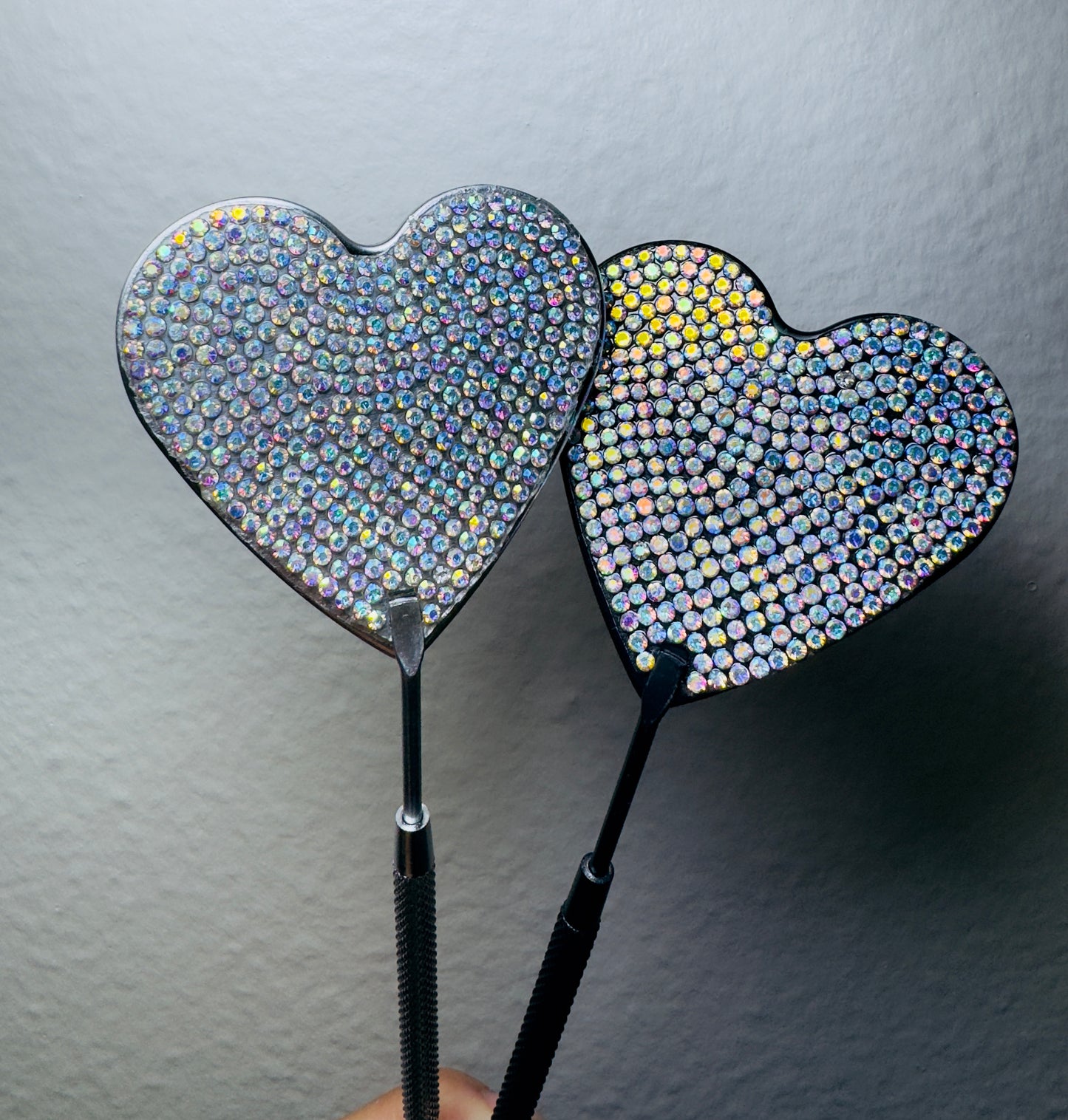 Heart Rhinestone Dental Mirror