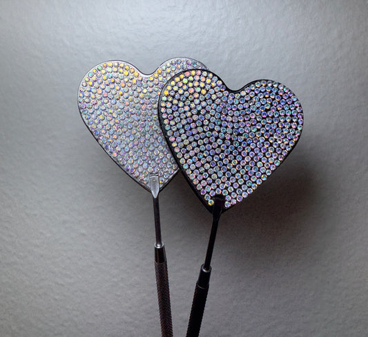 Heart Rhinestone Dental Mirror